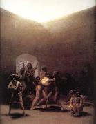 Francisco Goya Yard with Lunatics painting